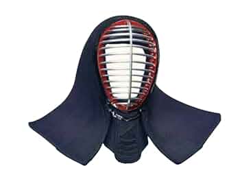 Amazon | 剣道面 松勘工業 閃BLUE 総紺革 面単品【希望者には